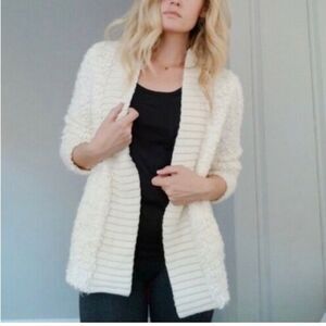 Sleeping on Snow Lodge Cloud Cashmere Wool Sweater Cardigan Medium